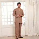 Desert Brown Co-Ord Set  For Men