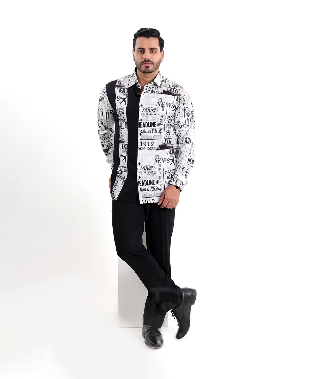 Retro Black Shirt - Image 2