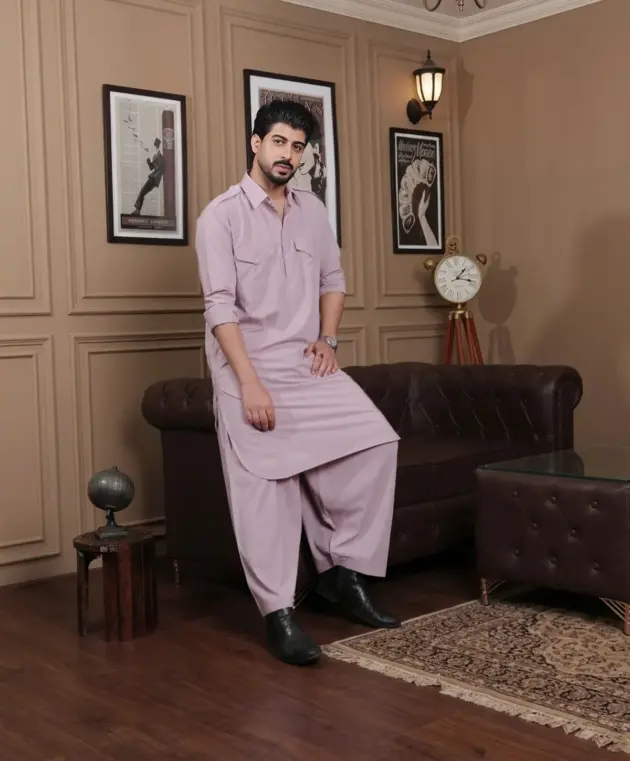 Summer Lilac Farshi  Salwar Kurta