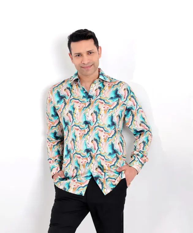 Splash Aqua Shirt