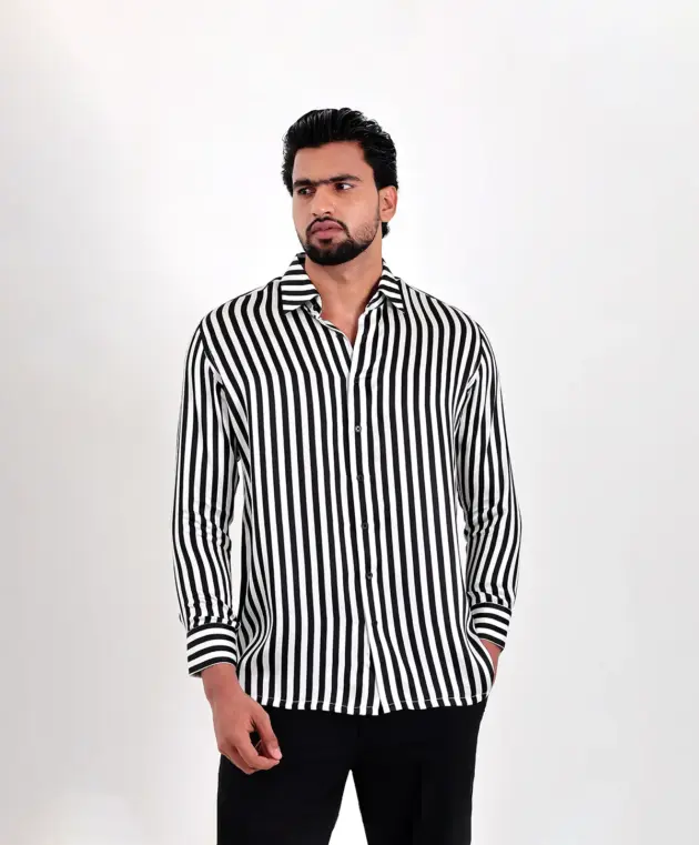 Black & White Strip Shirt