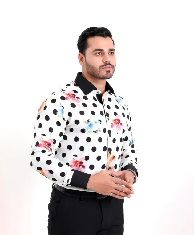 Floral Polka Shirt