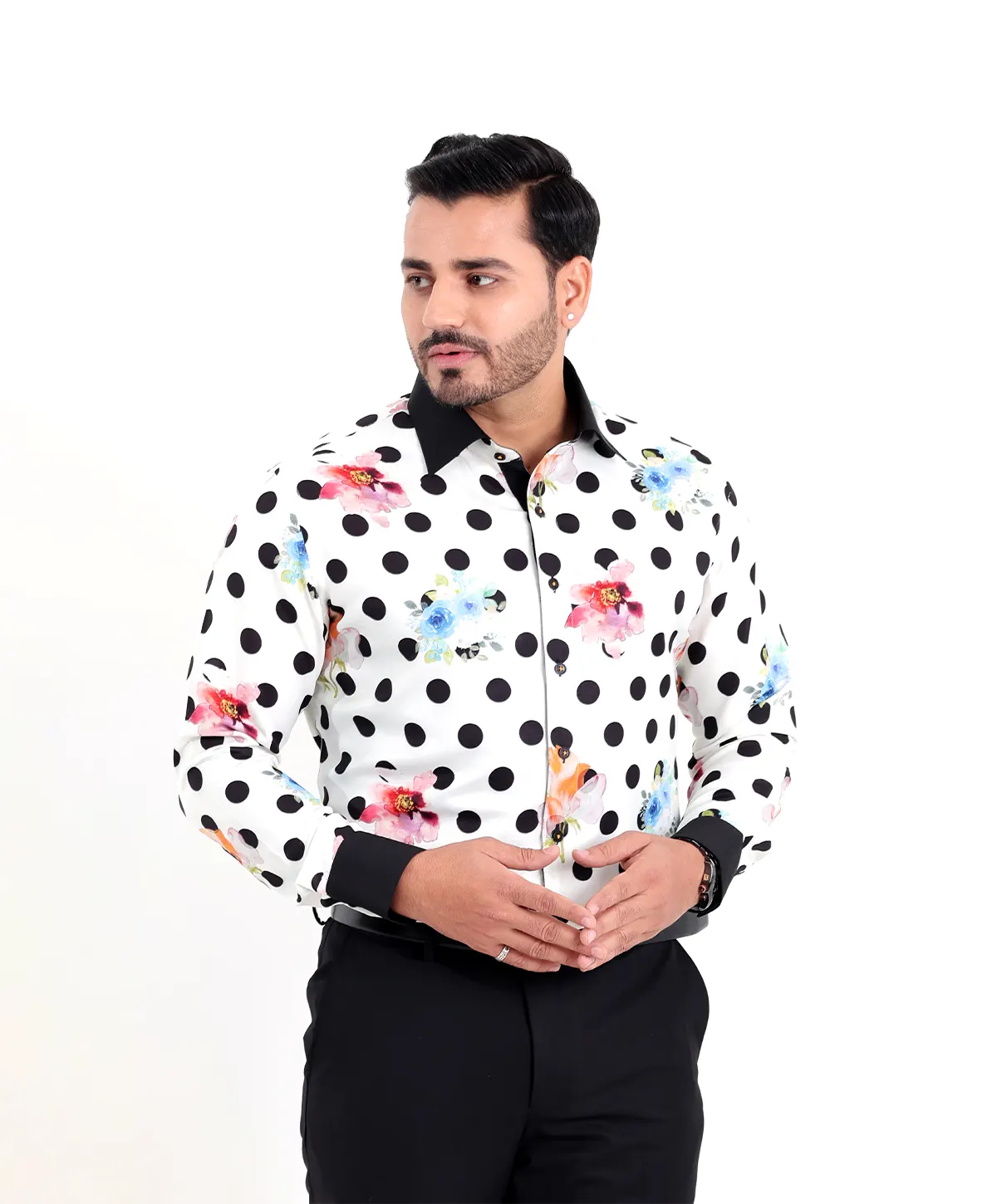 Floral Polka Shirt - Image 3