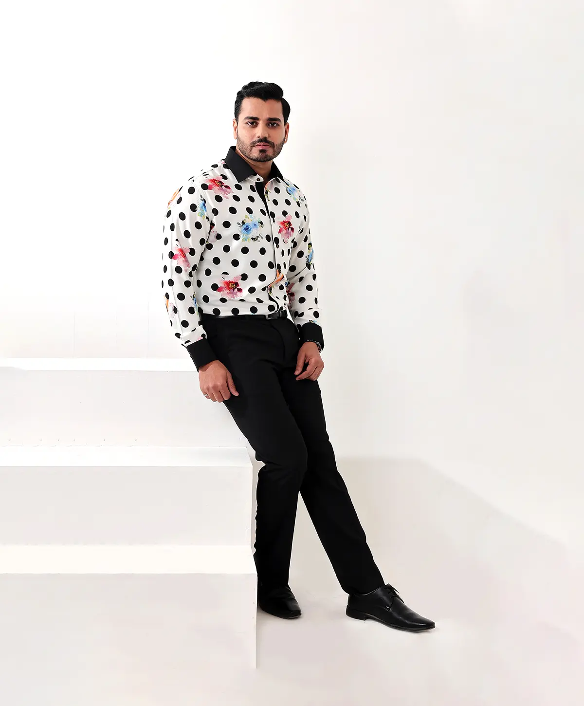 Floral Polka Shirt - Image 4