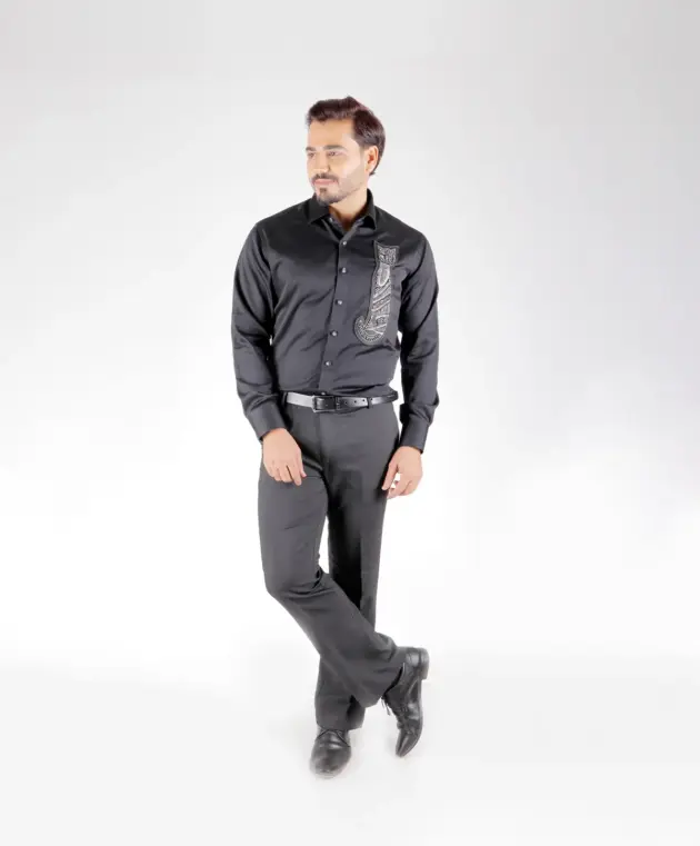 Black Noir Crest Shirt