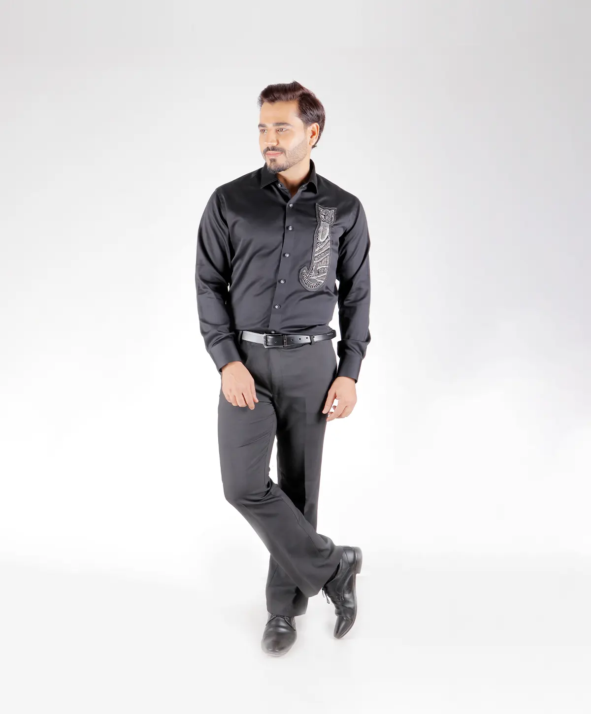 Black Noir Crest Shirt