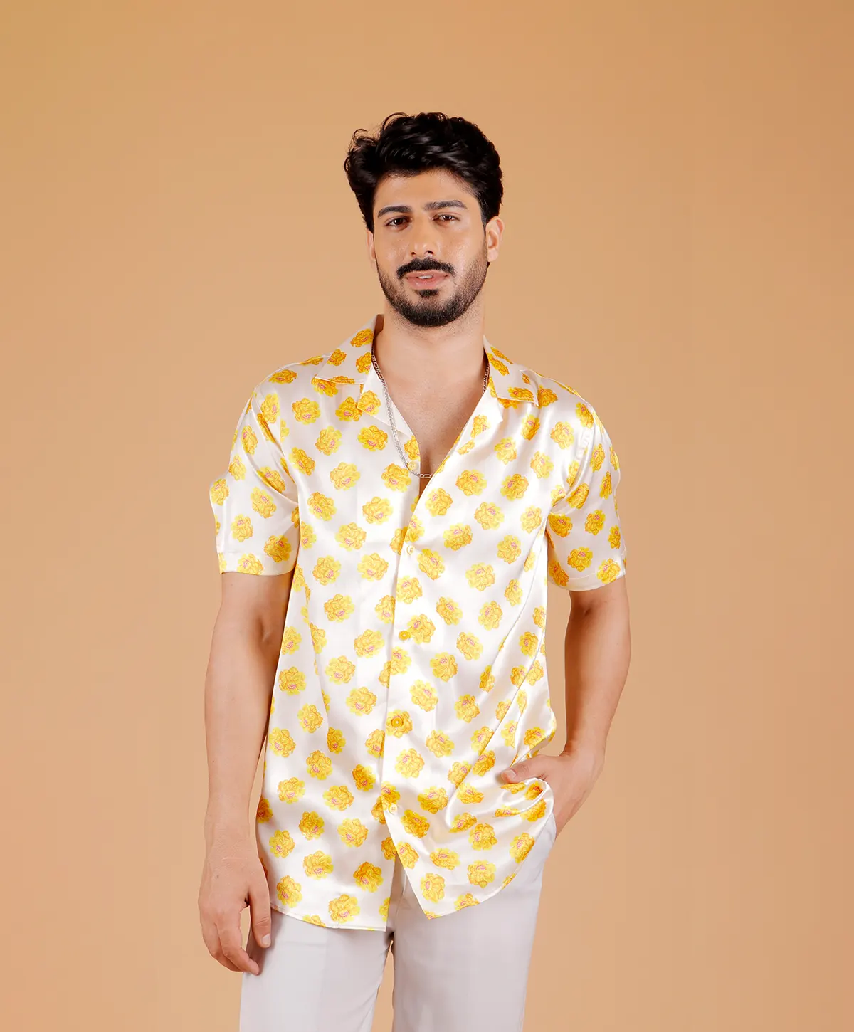 Golden Pop Cuban Shirt - Image 2