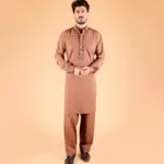 Mocha Grace Pathani  Kurta Set