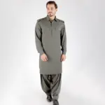 Olive Green Kurta Set