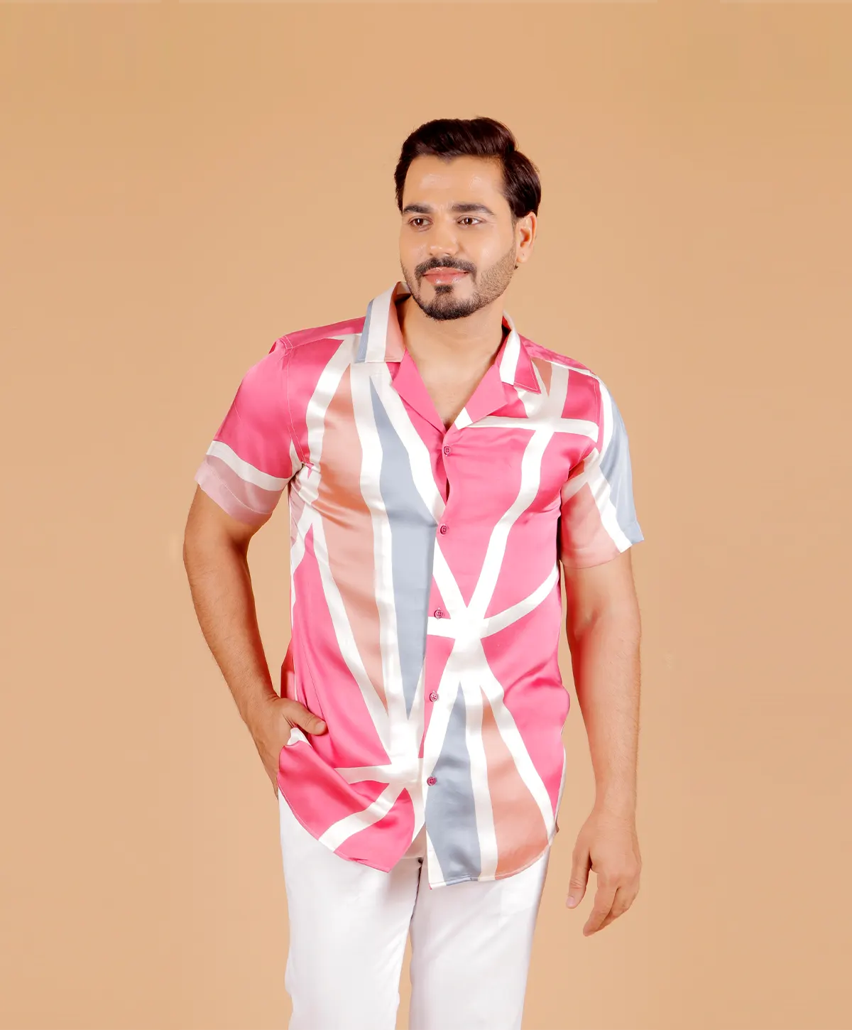 Pink Pulse Resort Shirt