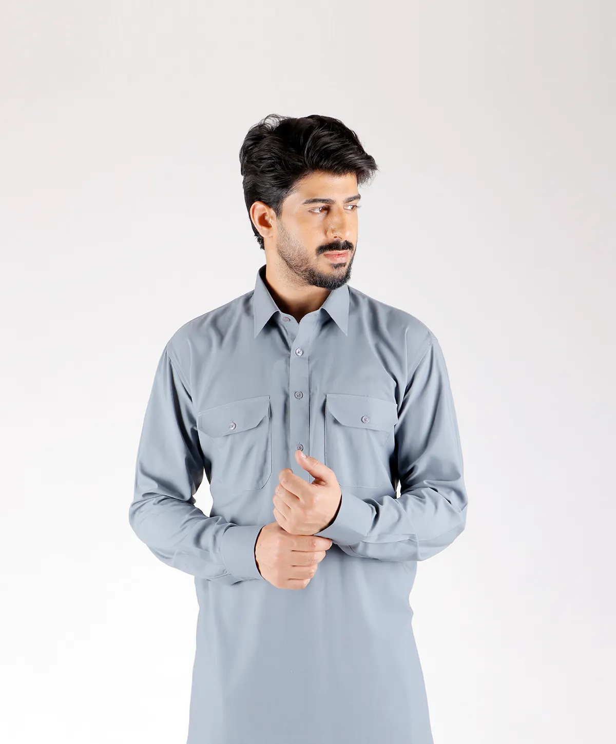 Slate Royale Kurta Set - Image 2