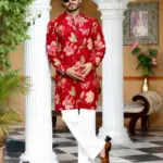 Bagh-e-Noor The Royal Garden Collection - Apple Red