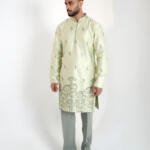 Botanical Heritage Border Kurta Set