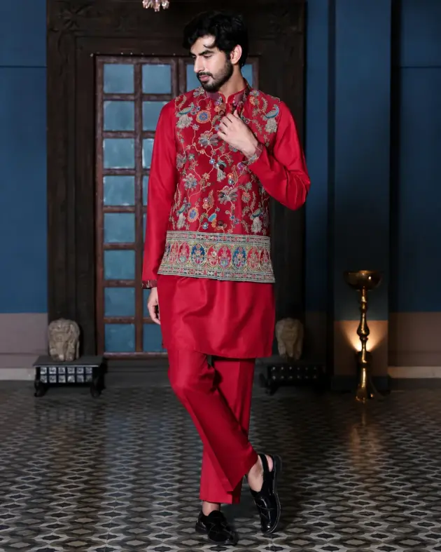 Mehfil-E-Gul Collection - Maroon