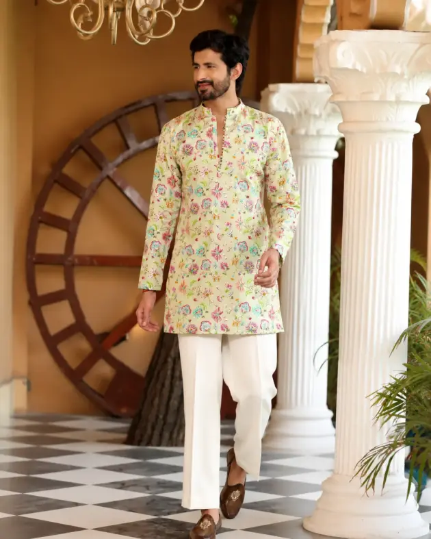 Bagh-e-Noor The Royal Garden Collection - Pista Green
