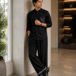 Urban Ivory Co-Ord Set  For Men (Black)