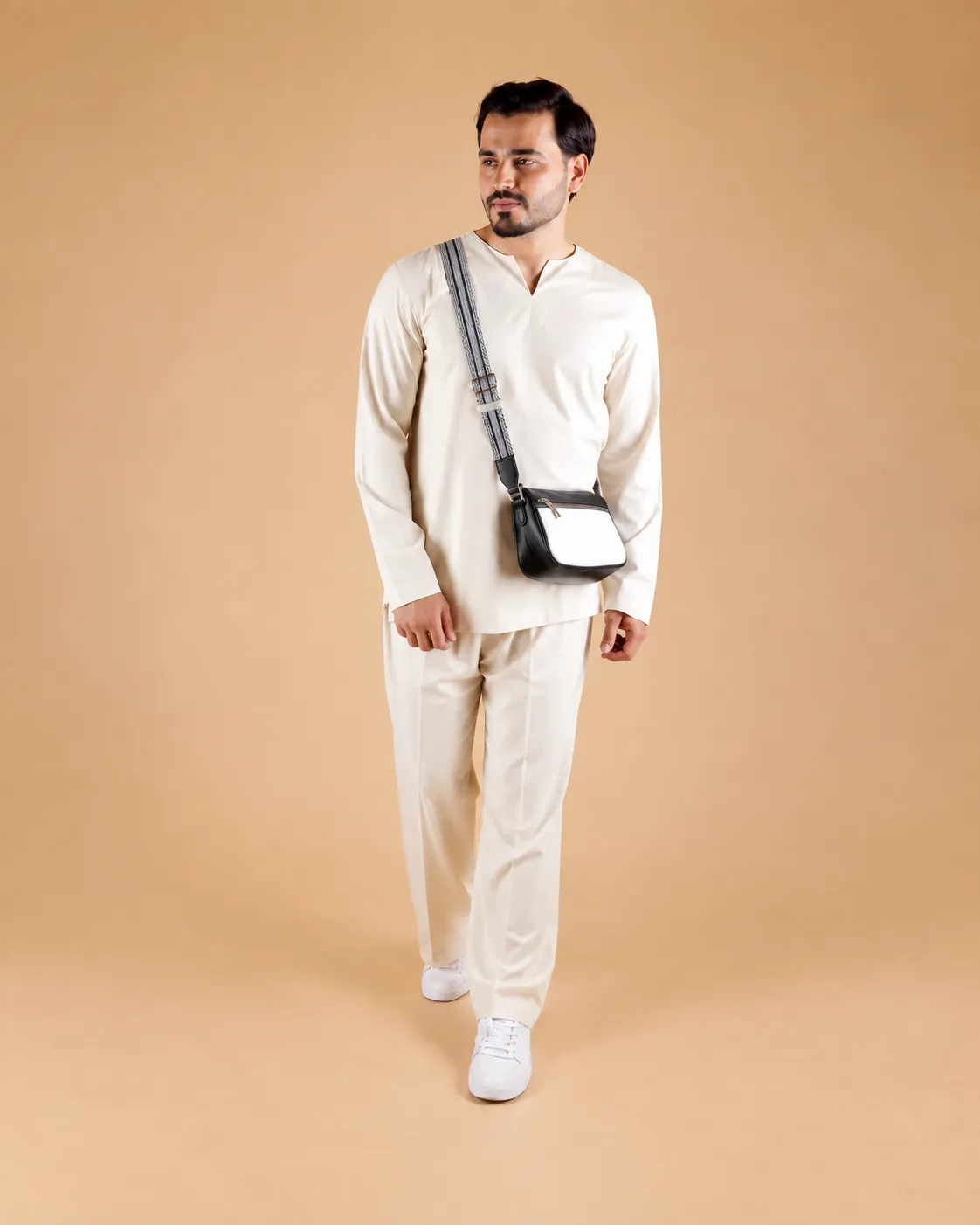 Ease Co-Ord Set - Pearl White