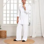 Essential Co-Ord Set - Pearl White