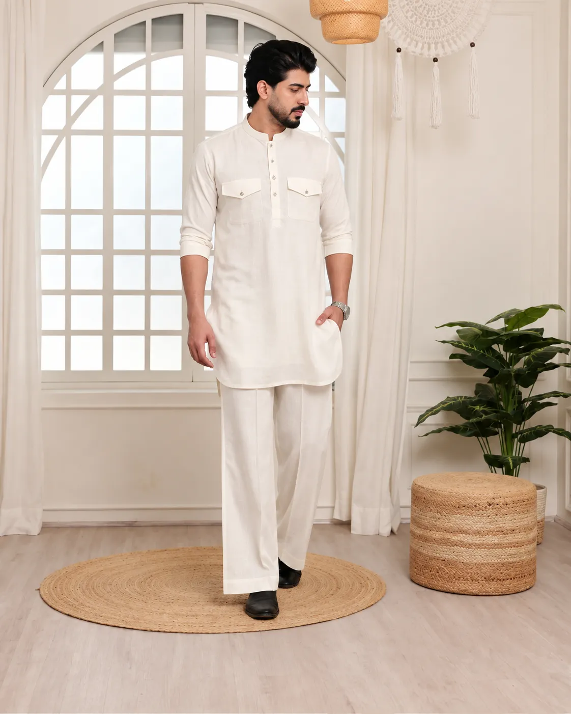 Elite Co-Ord Set - Off White - Image 3