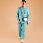 Ease Co-Ord Set - Aqua