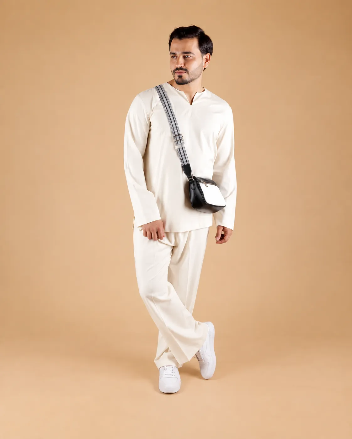 Ease Co-Ord Set - Pearl White - Image 2