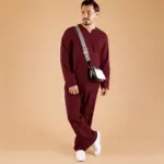 Ease Co-Ord Set - Mahroon
