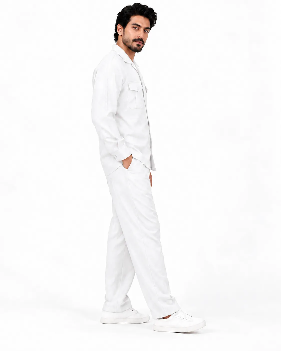 NayaNoir Drift Co-ord Set - Pearl White - Image 2