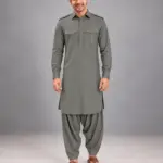 Pathani Kurta Salwar Set - Grey