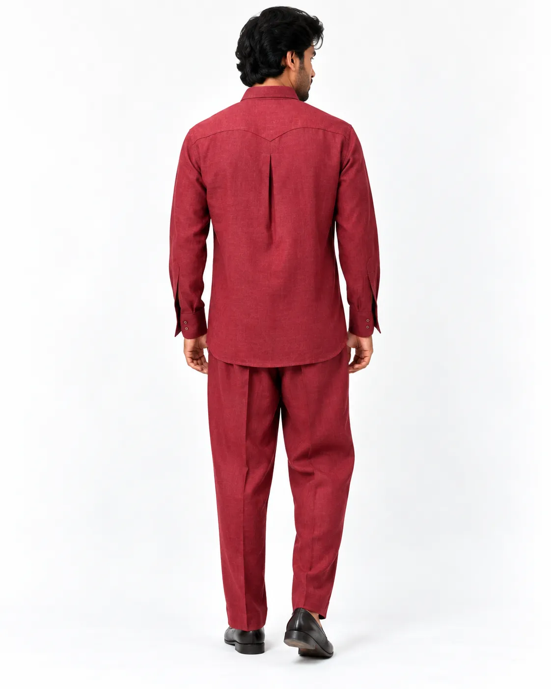 Muse Co-ord Set - Mahroon - Image 4