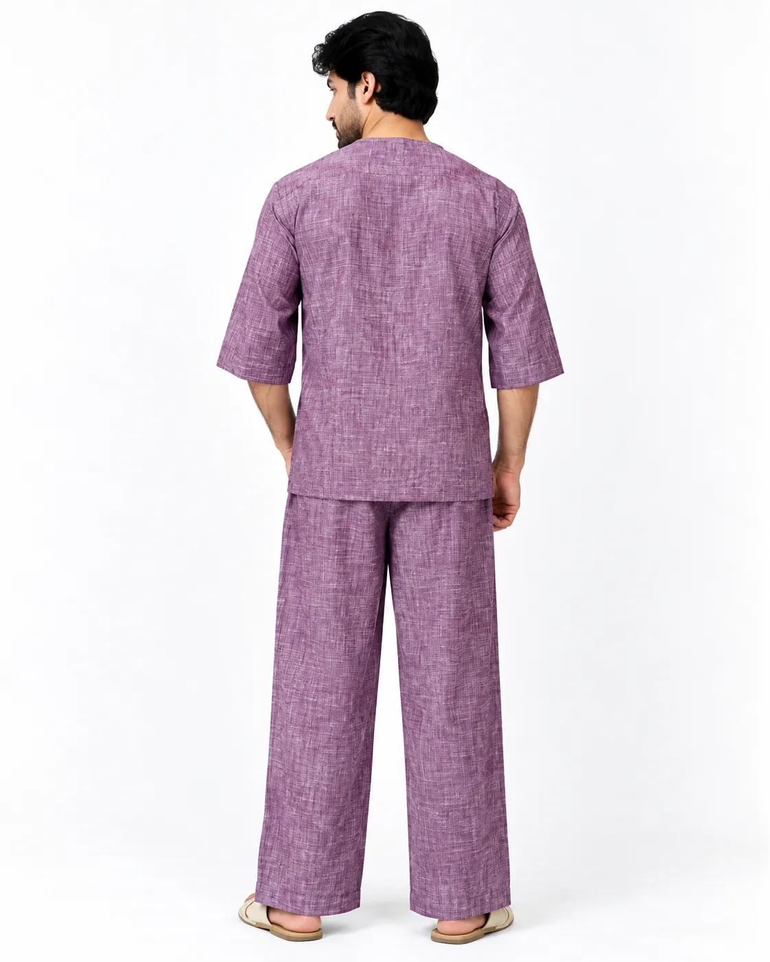Veloura Co-ord Set - purple - Image 5