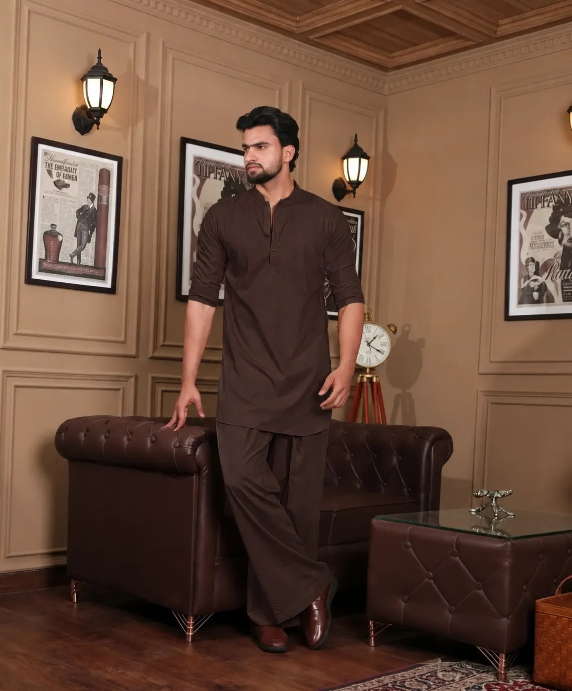 Smart Co-Ord Set - Chocolate