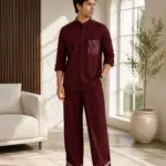 Urban Co-Ord Set - Mahroon