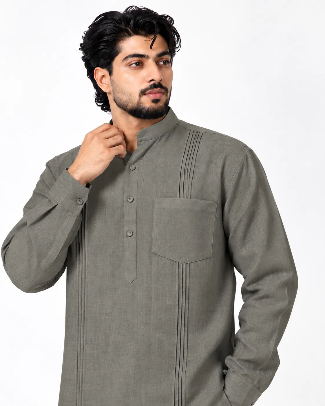 Lagoon Co-ord Set - Olive Green - Image 3