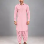 Pathani Kurta Salwar Set - Pink