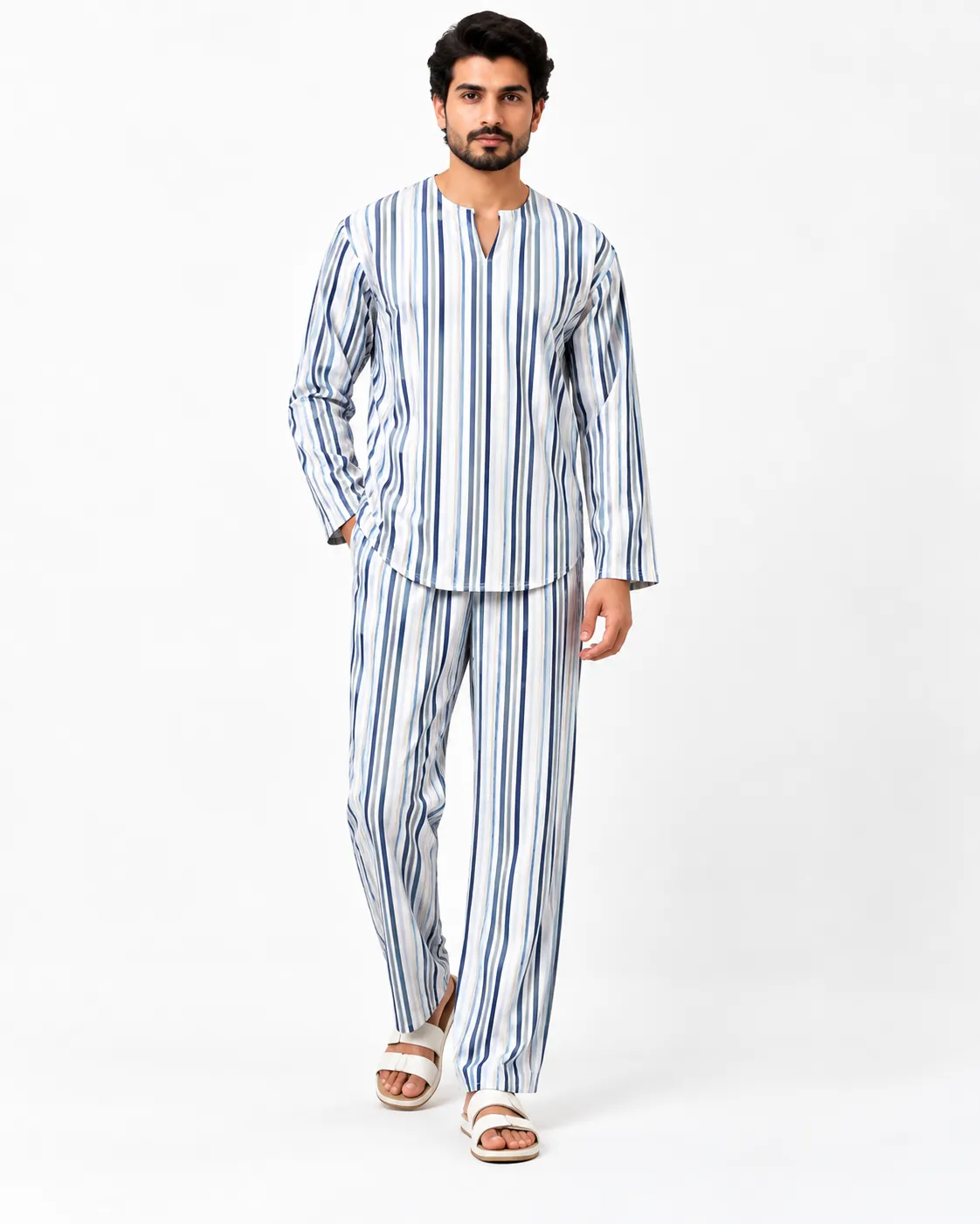 Ocean Mist Stripes – vertical Lines - Multicolor