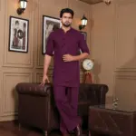 Smart Co-Ord Set - Wine