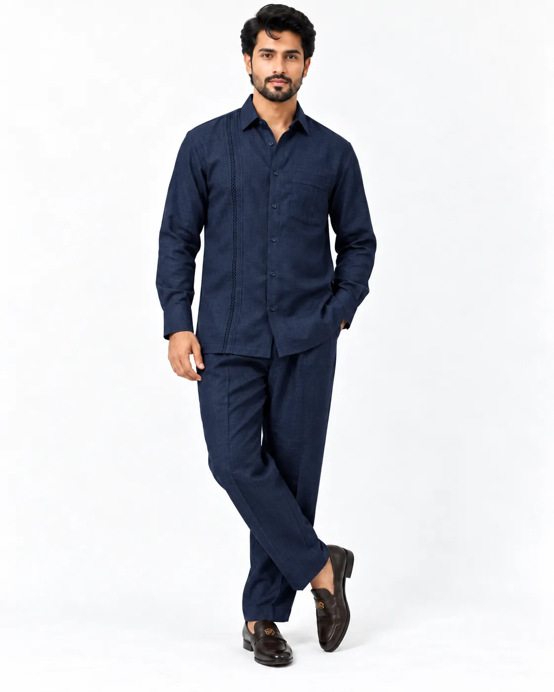 Muse Co-ord Set - Navy Blue