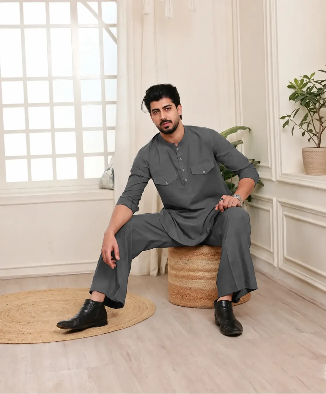 Elite Co-Ord Set - Grey - Image 2