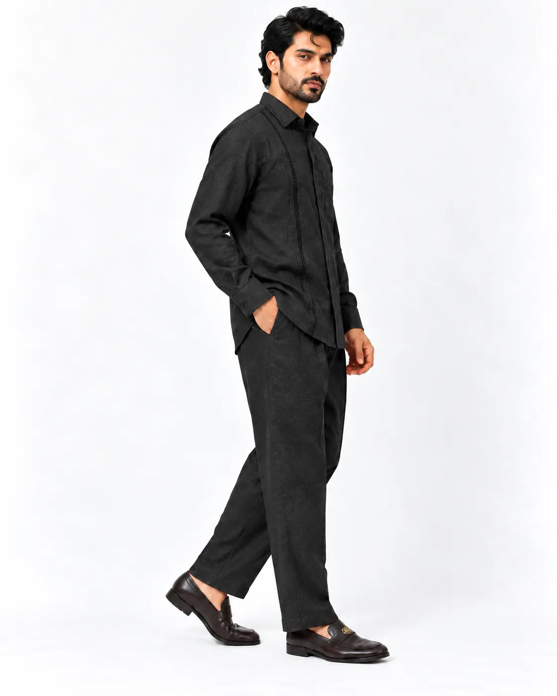 Muse Co-ord Set - Black - Image 3