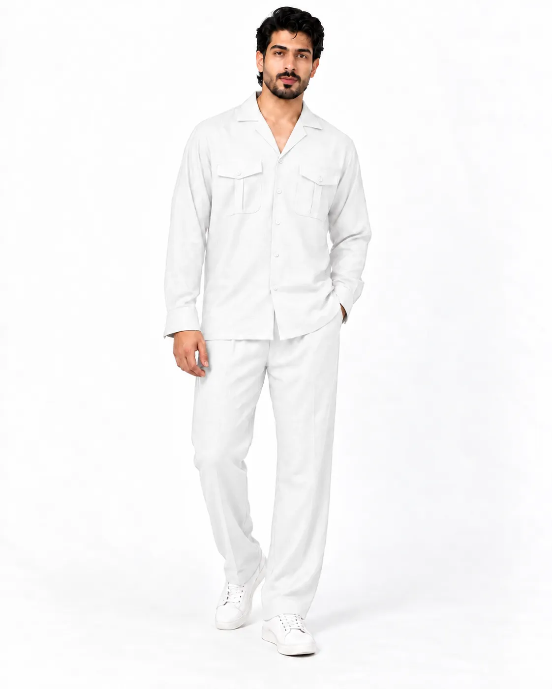 NayaNoir Drift Co-ord Set - Pearl White
