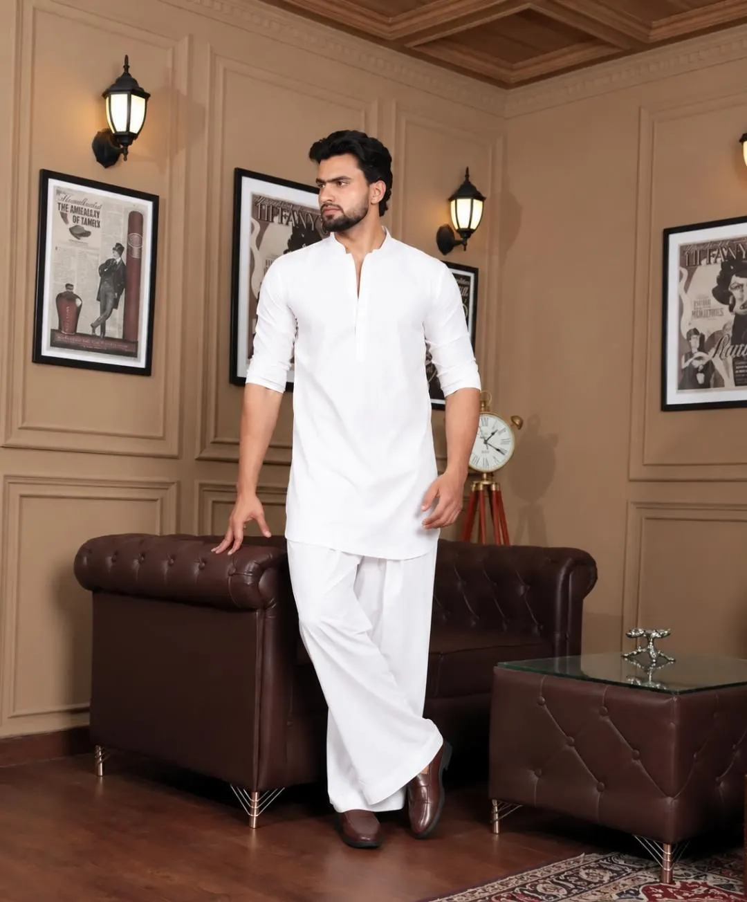 Smart Co-Ord Set - Pearl White
