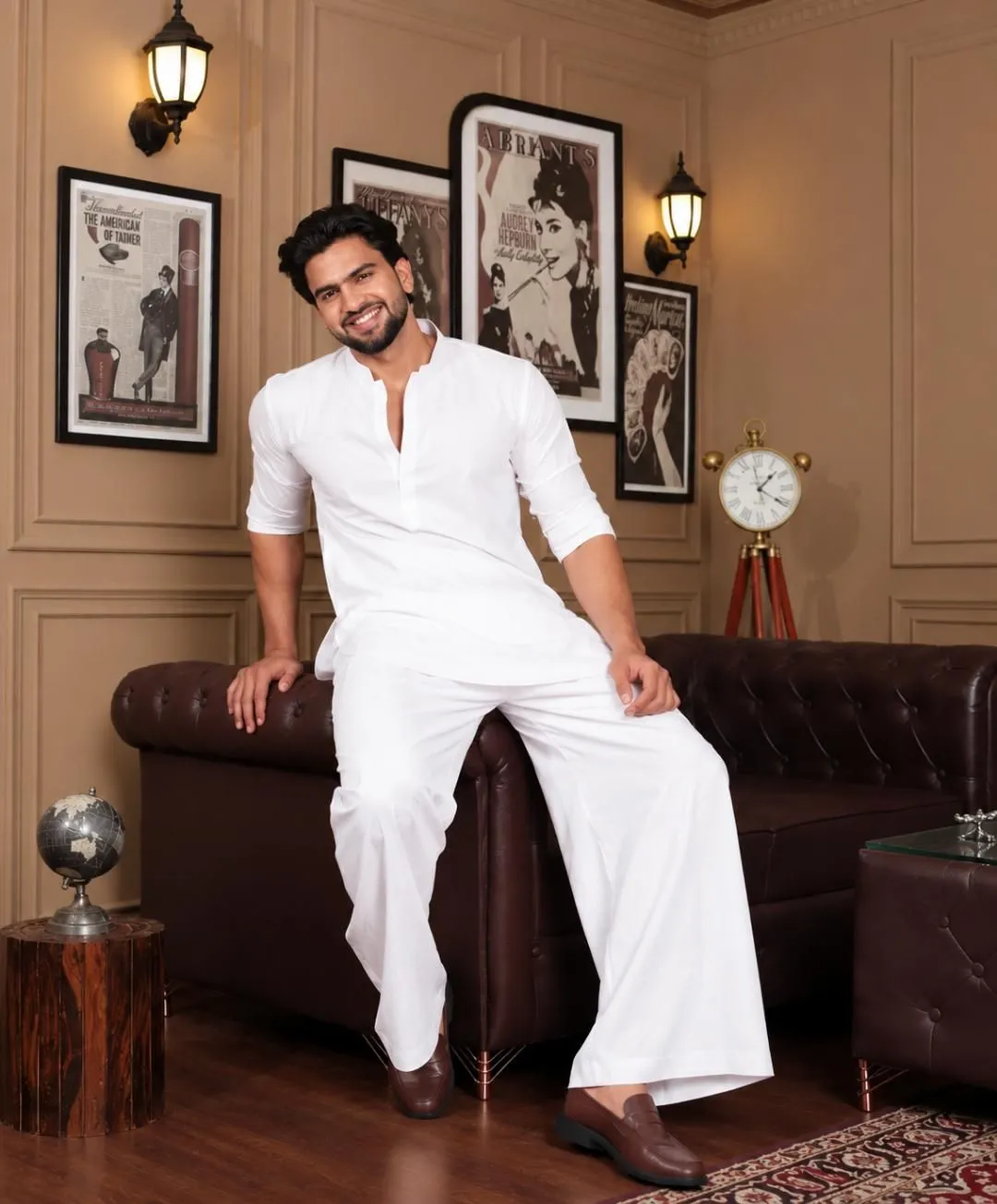Smart Co-Ord Set - Pearl White - Image 2