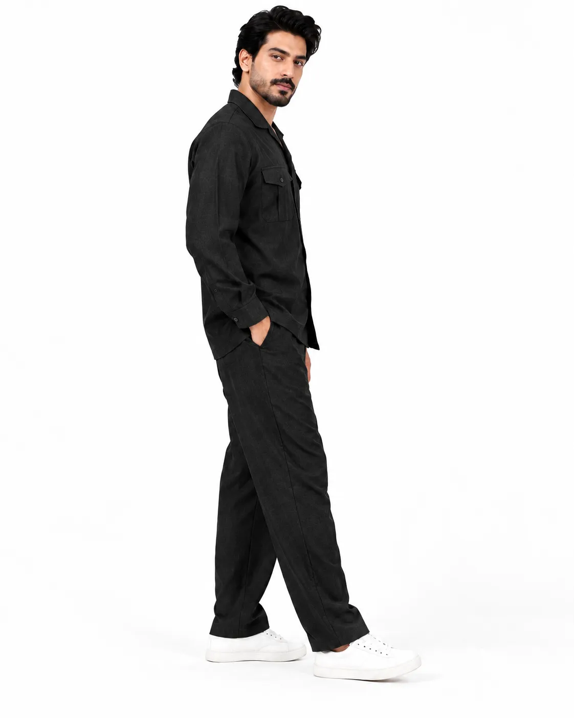 NayaNoir Drift Co-ord Set - Black - Image 3
