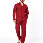 NayaNoir Drift Co-ord Set - Mahroon