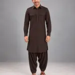 Pathani Kurta Salwar Set - Chocolate