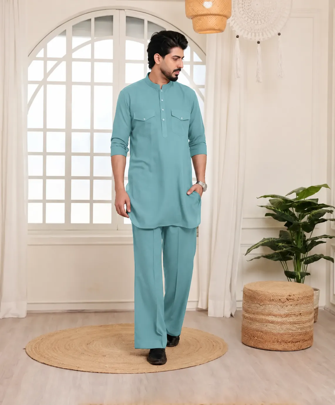 Elite Co-Ord Set - Aqua