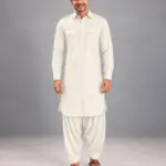 Pathani Kurta Salwar Set - off-white