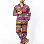 Zig-Zag Co-Ord Unisex - Top and Bottom - Multicolor