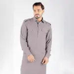 Classic Kurta Set - Top and Bottom - Lilac