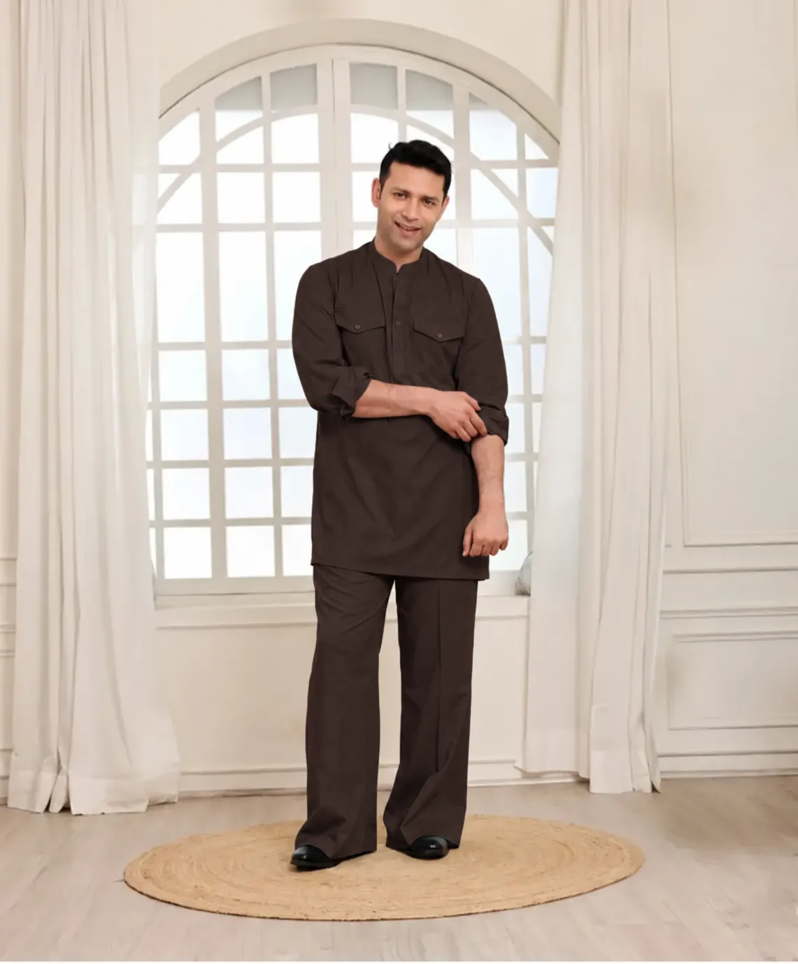 Essential Co-Ord Set - Chocolate - Image 3